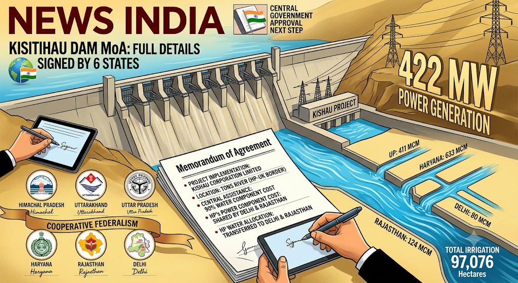 Kishau Multipurpose Project: Full Details of the MoA Signed by 6 States blog