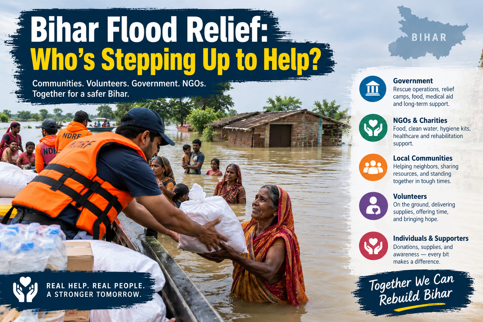 Bihar Flood Relief: Who's Stepping Up to Help? blog