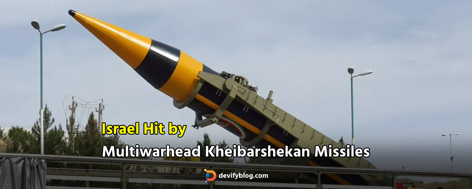 Israel Hit by Iran's Multiwarhead Kheibarshekan Missiles