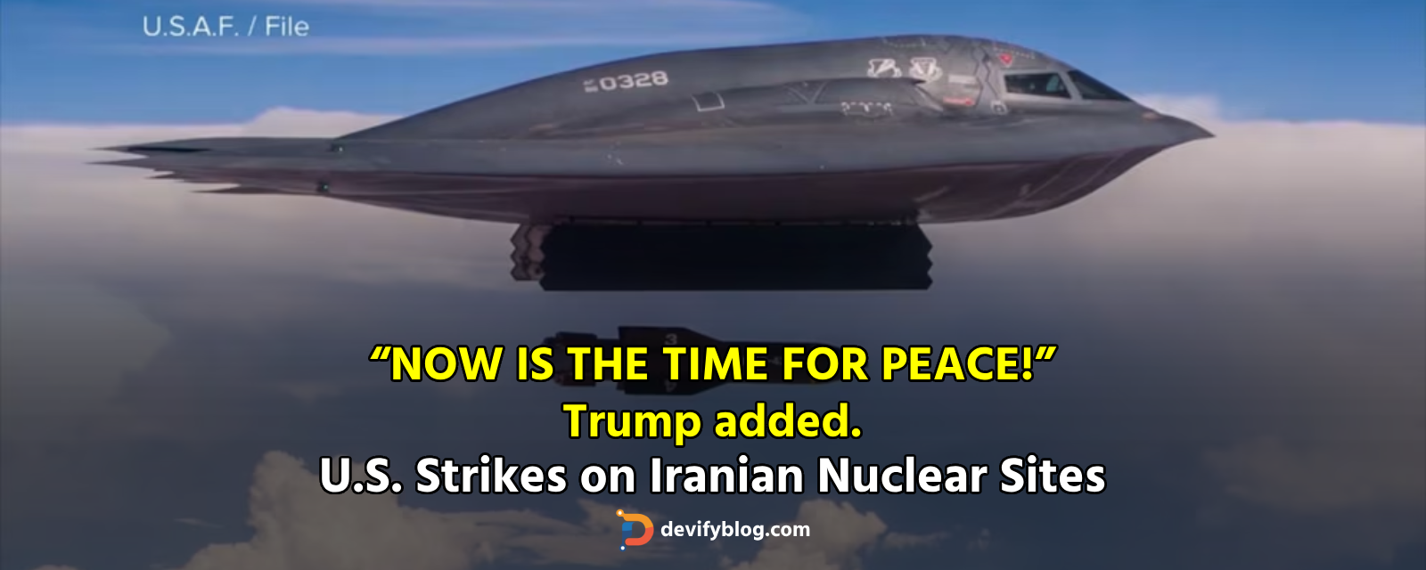 early Sunday, U.S. Strikes on Iranian Nuclear Sites