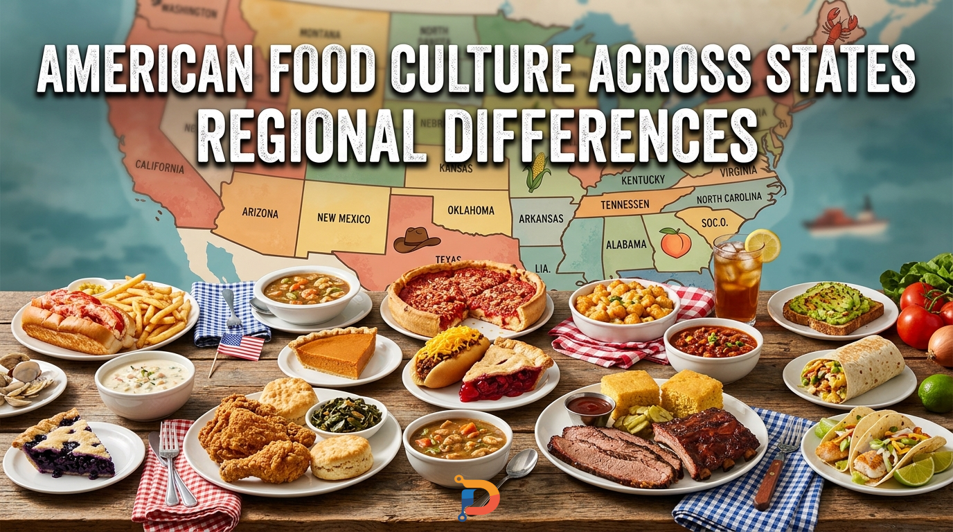 American food culture across states: regional differences blog