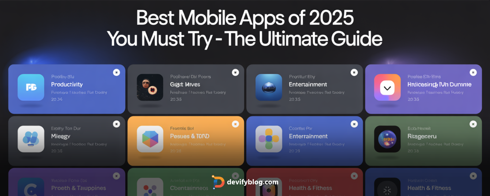 Best Mobile Apps of 2025 You Must Try – The Ultimate Guide