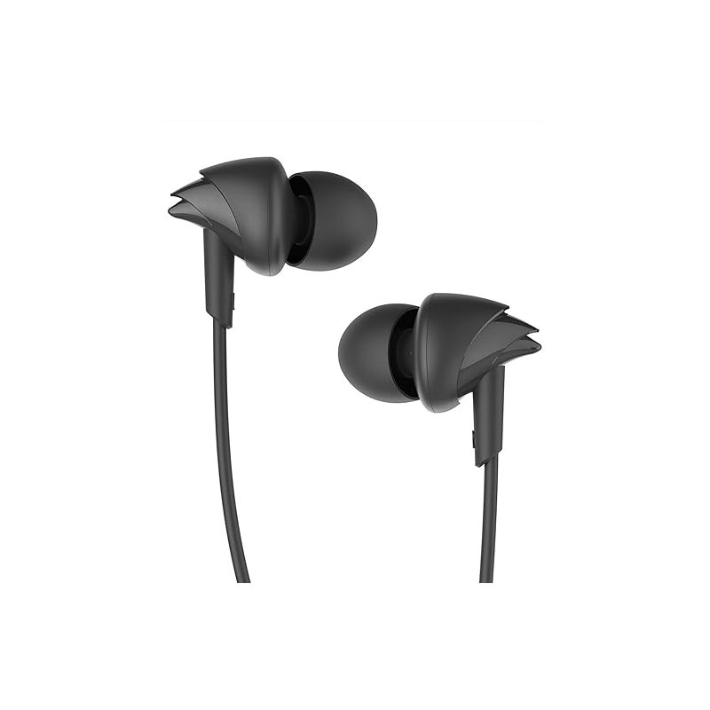 boAt Bassheads 100 in Ear Wired Earphones with Mic(Black)